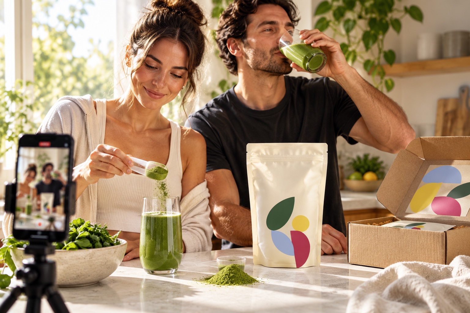 A wellness product used in a lifestyle and replenishment context